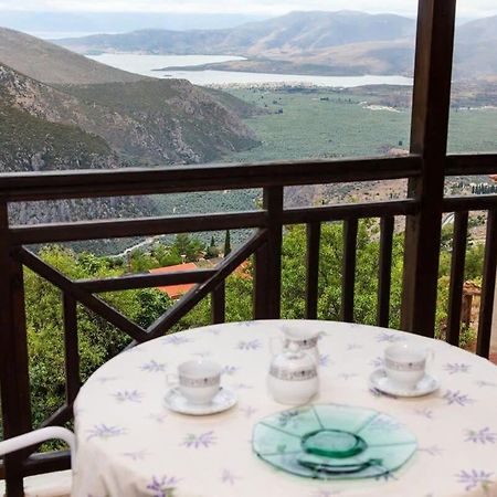Apollon Stone Villa In Delphi With Breathtaking Views Екстериор снимка